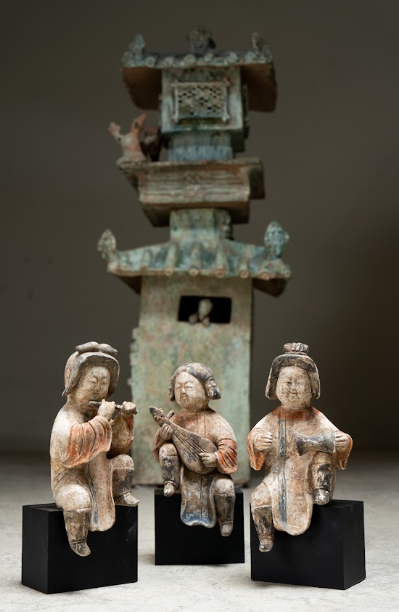 Three figures from the collection